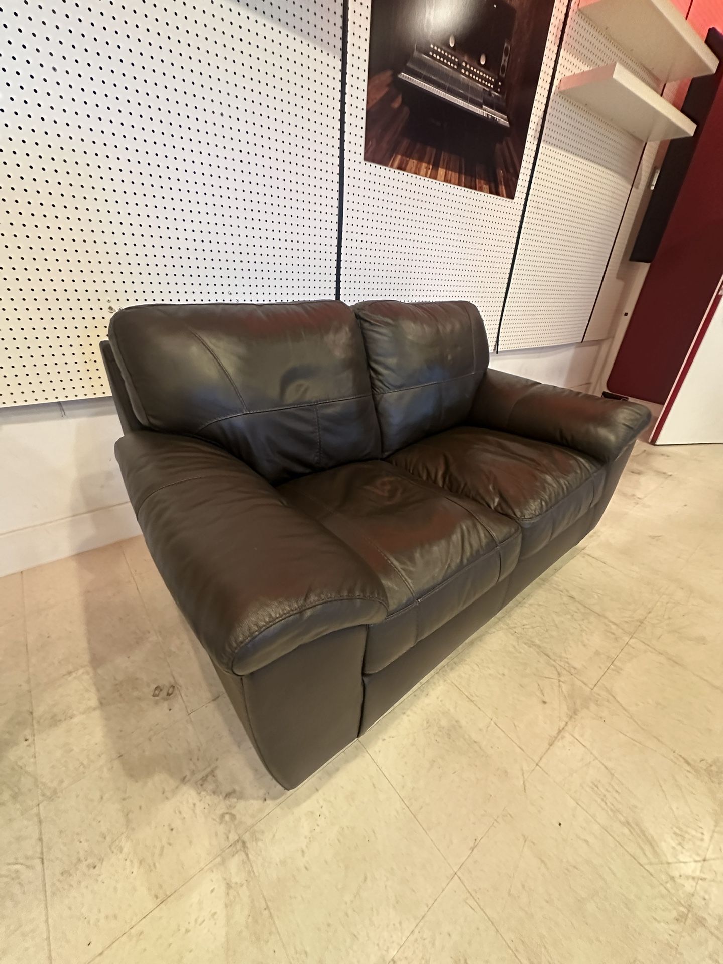 Brown Leather Couch | PICK UP ONLY