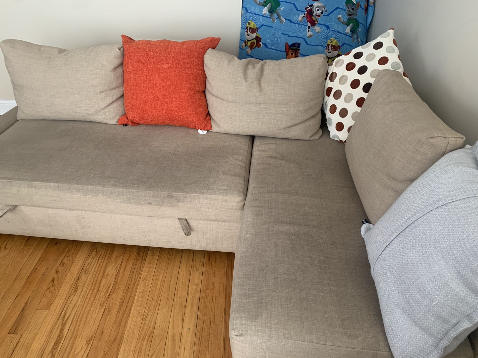 IKEA pullout couch with storage for Sale in Chicago, IL OfferUp