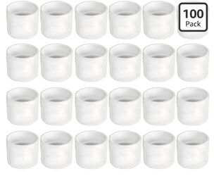 BRAND NEW - 100 Pack 1-1/4" PVC DWV Coupling Hub x Hub
