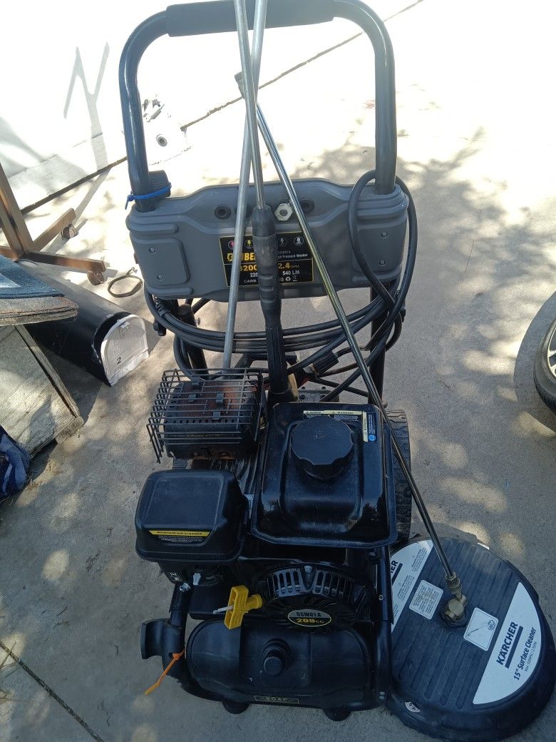 Bluebery 3200 Pressure Washer And Karcher Floor Scrubber