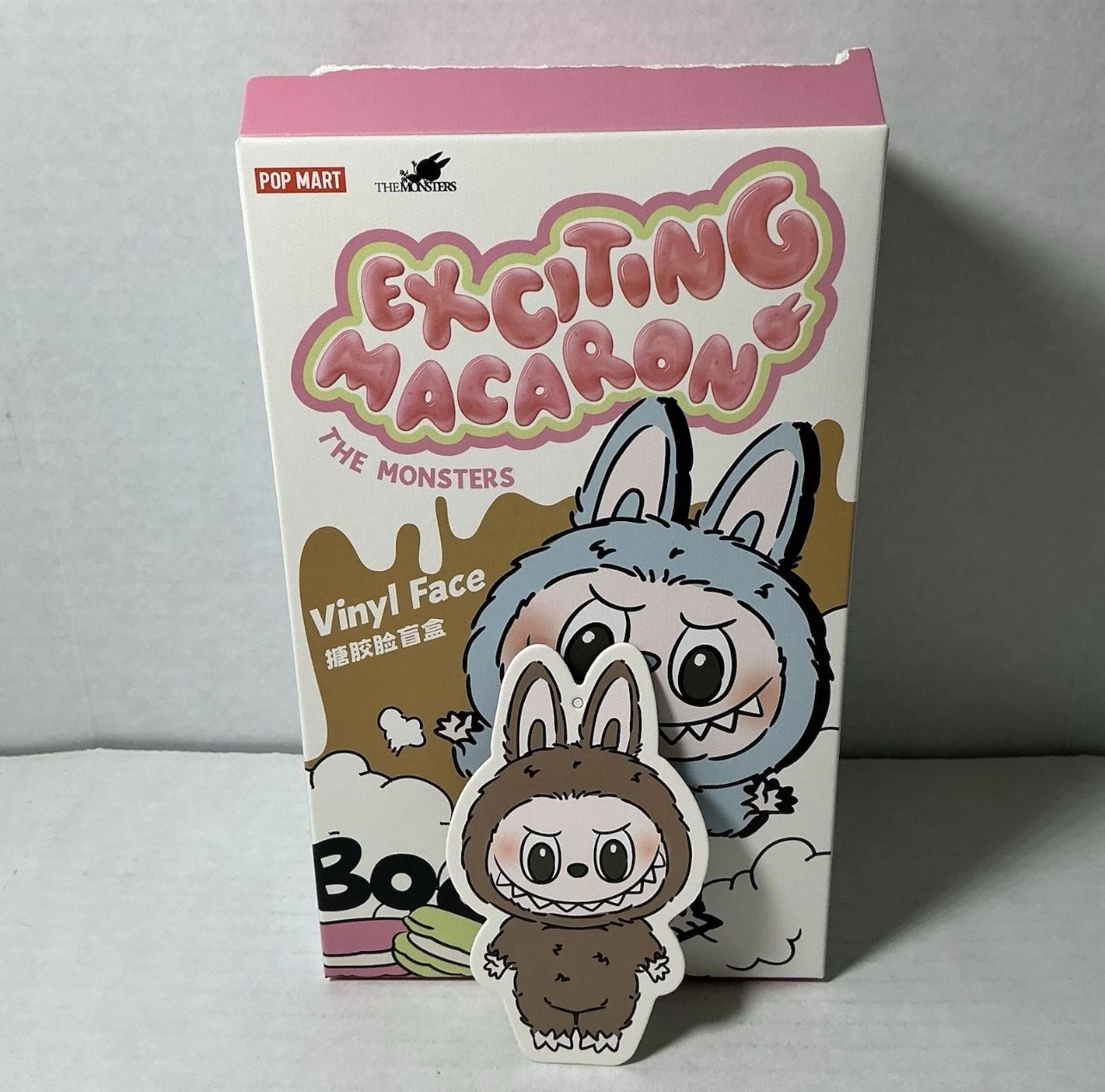 ❗️Authentic ❗️Pop Mart Labubu Exciting Macaron - TOFFEE