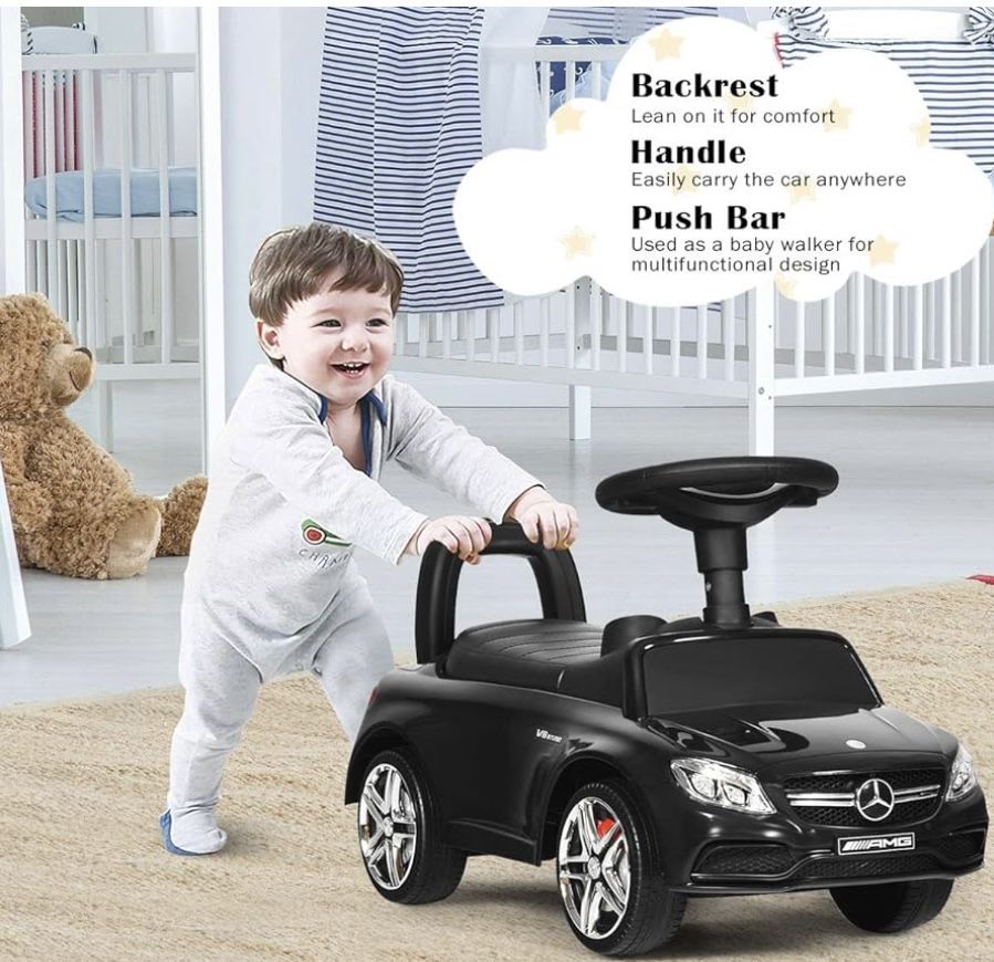 Kids Push and Ride Racer, Licensed Mercedes Benz Ride On