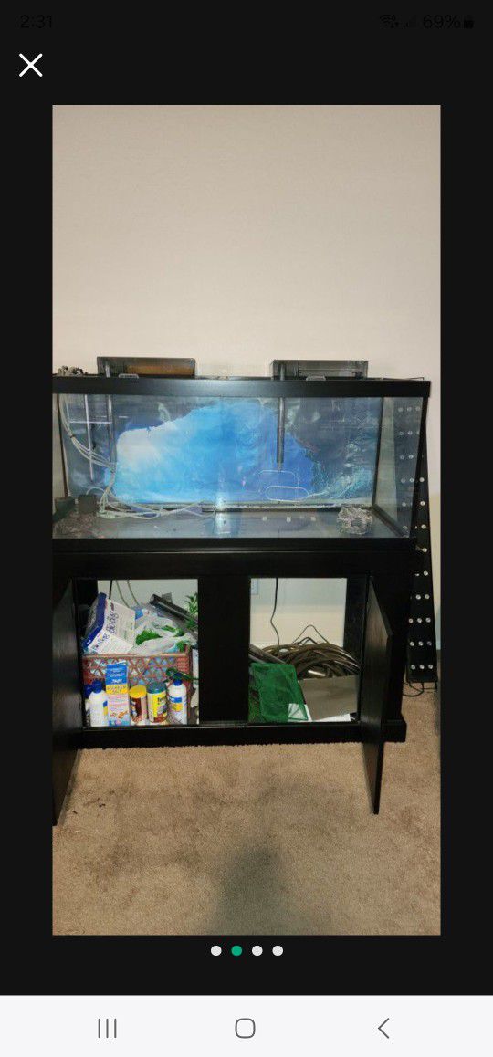 75 Gallon Fish Tank,  Almost New, Trade Only 