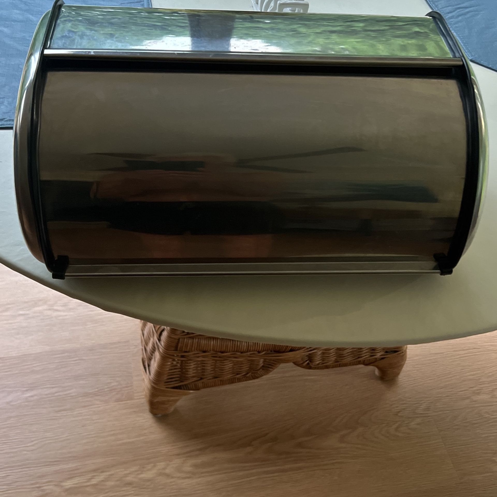 Stainless Bread Keeper  Excellent Condition
