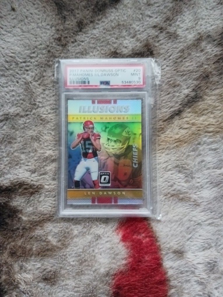 Patrick Mahomes Rc Psa Mint 9 
