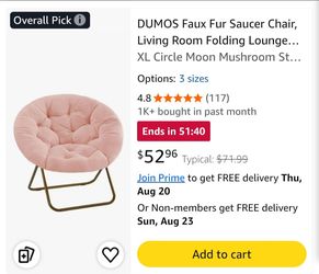 Saucer Pink Chair