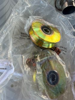4" Solid Steel V Groove Gate Wheels