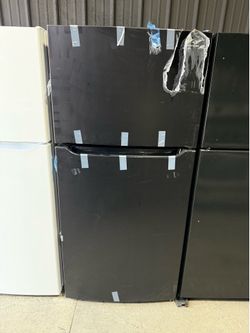 Brand new Frigidaire black top and bottom refrigerator