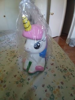 Unicorn Birthday candle
