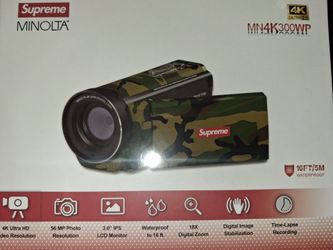 Supreme Video Camera 4K Minolta Camo