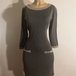Nine West Grey Glitter Dress
