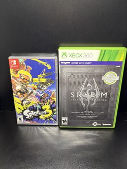 Splatoon 3 | US Version | Nintendo Switch New Sealed + Skyrim Xbox 360