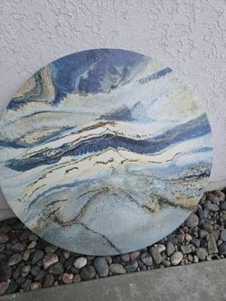 Wall Decor,  Round Painting