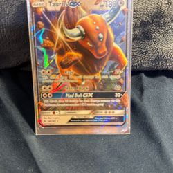 Pokémon TCG Tauros GX Sun & Moon Base Set 100/149 Holo Ultra Rare NM