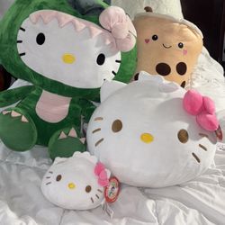 BRAND NEW HELLO KITTY PLUSHIES