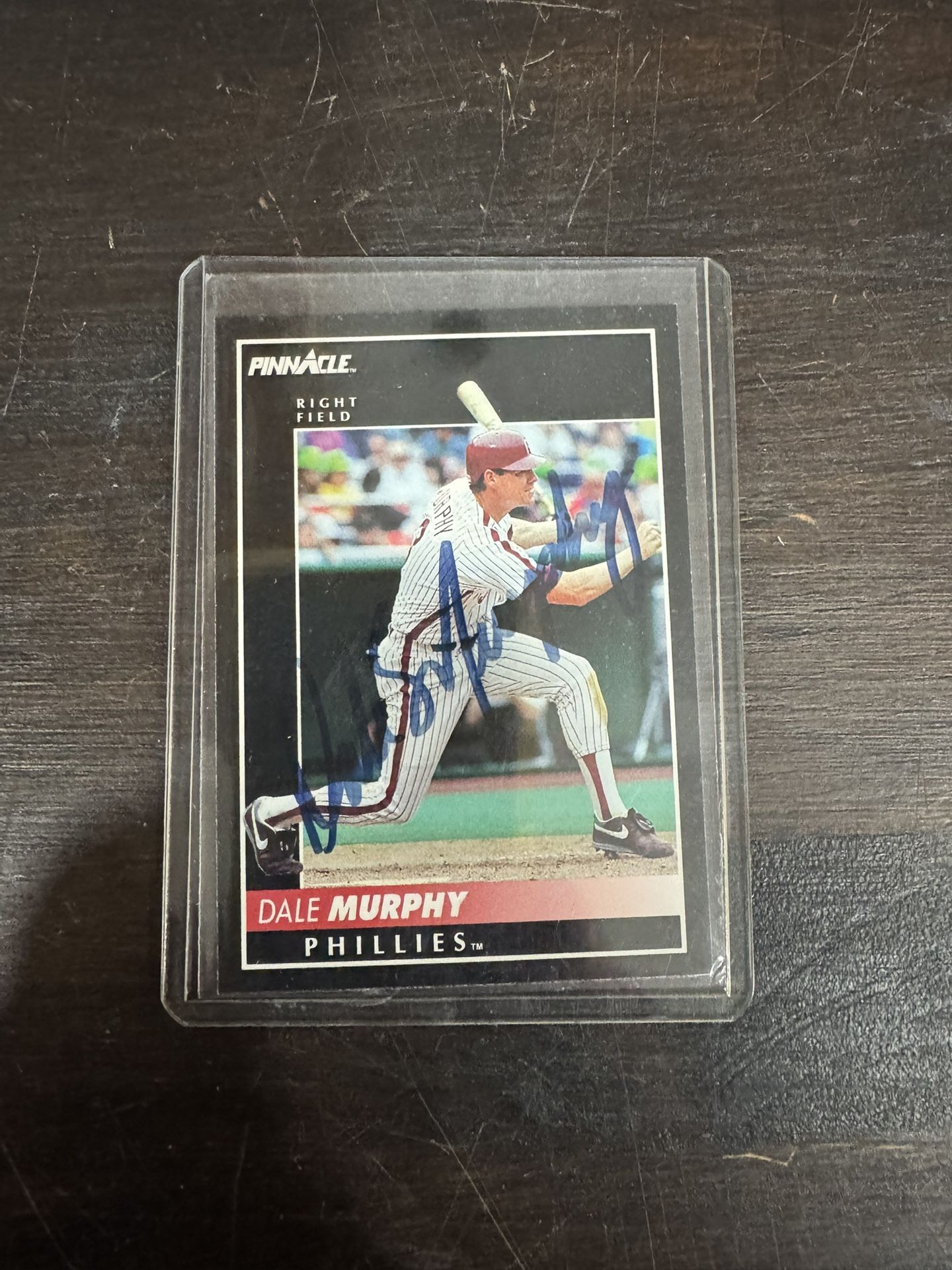 Autographed Dale Murphy Baseball Card
