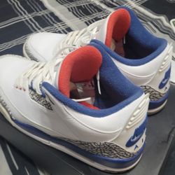 Jordan Ture Blue Retro 3 Size 12 