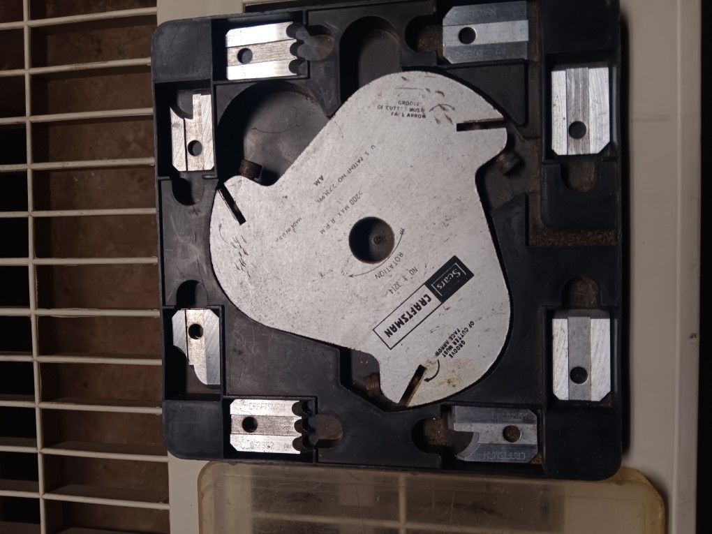 CRAFTSMAN 7" CUTTING DIAMETER RADIAL AND TABLE SAW MOLDING SET