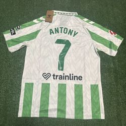 Hummel Vintage Real Betis "Antony 7" Soccer Home Retro Jersey