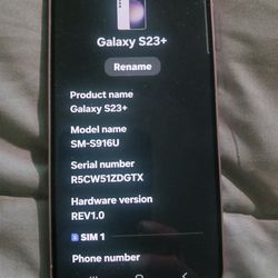 Samsung Galaxy S23+  $100