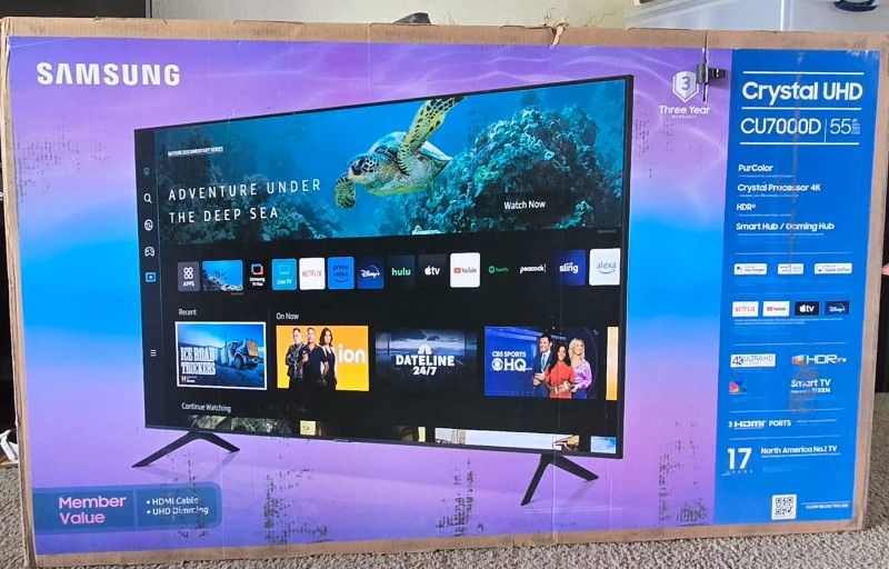 Samsung 55" Class - CU7000D Series - 4K UHD LED LCD TV