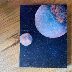 Spray Paint Art On Canvas