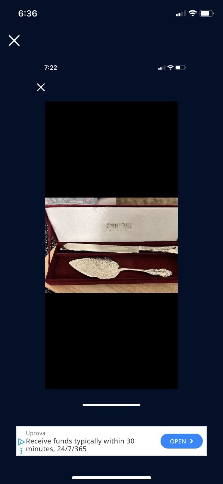 Cake Knife And Server Set