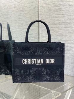 Cristian Dior Medium Tote Black 