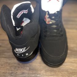 jordan 5’s black metallic