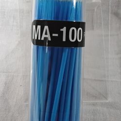 Dental Disposable Applicator Micro Brush Tips Regular Blue MA-100 2.5mm 100 Pcs