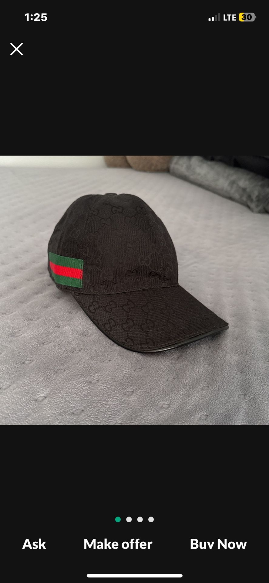 AUTHENTICITY VERIFICATION CERTIFIED GUCCI HAT