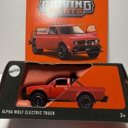 Matchbox Moving Parts Alpha Wolf Electric Truck 