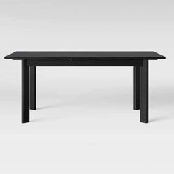 BMDT Bombelli Modern Extendable Dining Table Black - Project 62.       