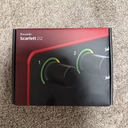 Focusrite Scarlett 2i2 4th gen