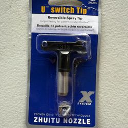 Airless Paint Sprayer Reversible Spray Tip – Sizes 211 / 313 / 415 / 517 / 623