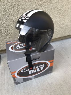Two Motorcycle Helmets