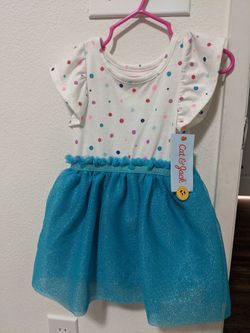 12 months Polka dot blue/colorful