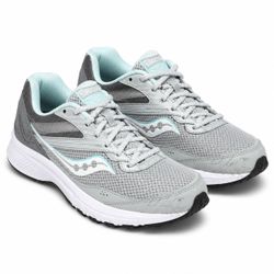 Saucony Cohesion Running Shoes – Women’s Size 8.5 Gray/Aqua Athletic Sneakers