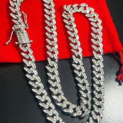 9mm sterling silver monaco chain 18inch 