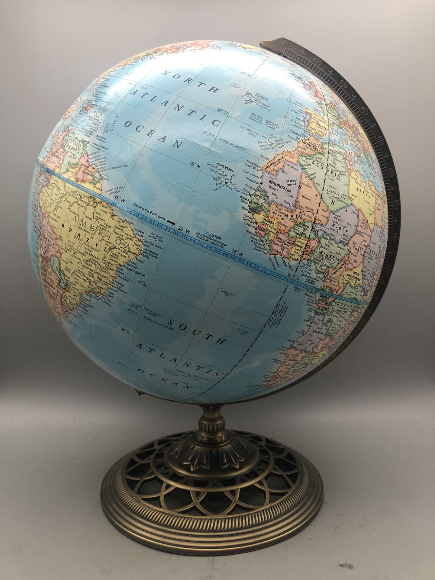 Vintage Crams 12” A Quality Globe.