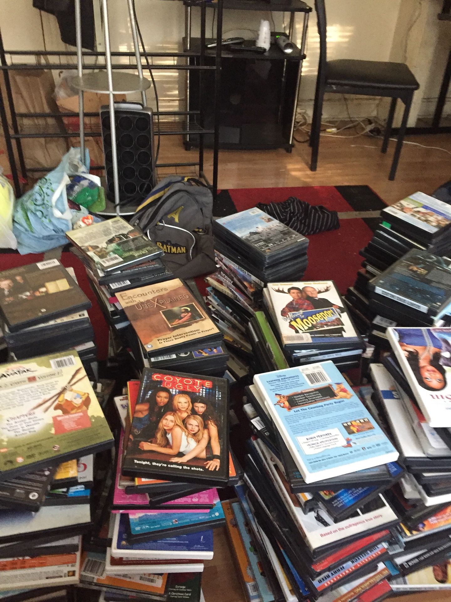 500 DVD’s
