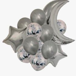 Bouquet Silvermoon 14 pieces, Balloons