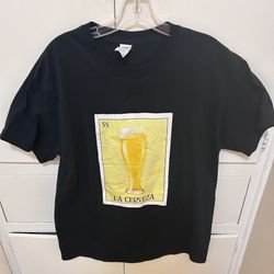 La Cerveza Men’s Size Large Shirt 