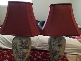 2 BEAUTIFUL ANTIQUE LAMP