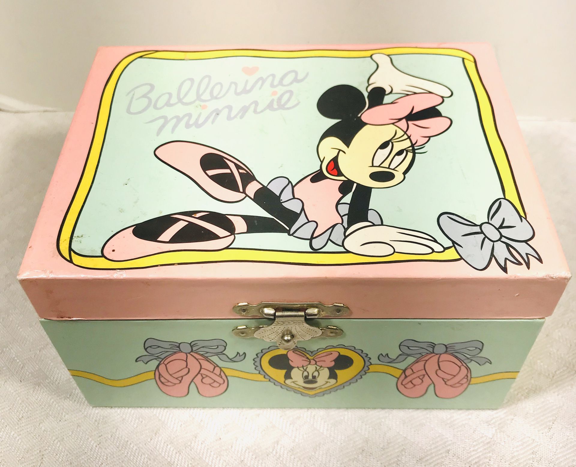 Linden Disney Ballerina Minnie Mouse Music Jewelry Box