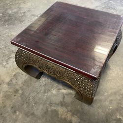 Decorative Square Side Table 20” x 20”
