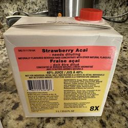 Starbucks original strawberry açaí refresher