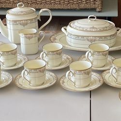 Noritake 9737 Barrymore China Set 8 Pc Plus Extras