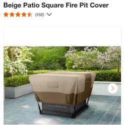 Hampton Bay Patio Square Fire Pit Cover