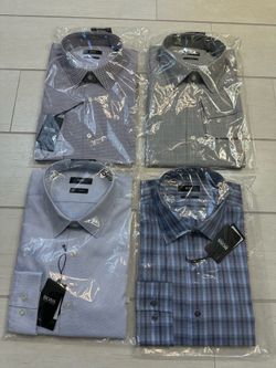 Hugo Boss Men’s Dress Shirts Slim Fit 16.5 32/33 (Large  selection $55.00ea)
